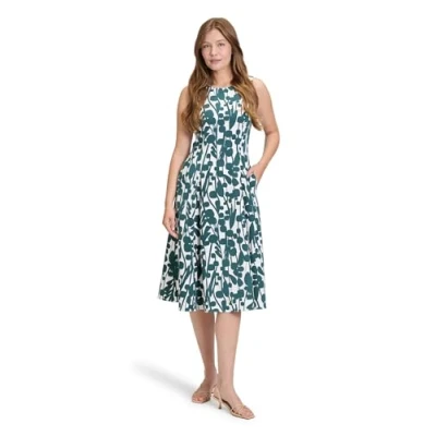 Abbildung von Vera Mont Etuikleid, Damen, Größe: 36, Cream dark green