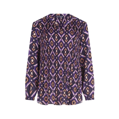 Abbildung von Betty Barclay MIT Plissee Bluse, Damen, Größe: 44, Purple black