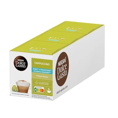 Abbildung von NESCAFÉ DOLCE GUSTO Cappuccino ungesüßt Kaffeekapseln 3er Pack (3 x 8 Portionen)