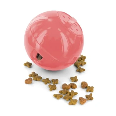 Abbildung von PetSafe SlimCat Futterball, Snackball Für Katzen, eine spielerische Gewichtskontrolle, 150ml Trockenfutter, Pink