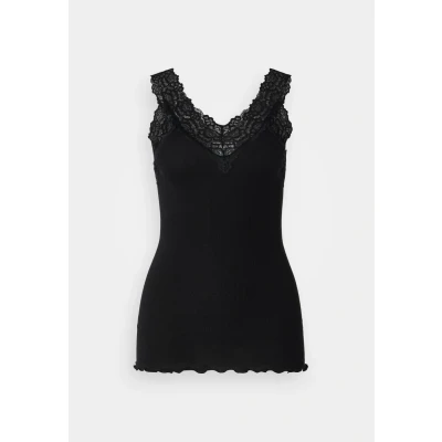 Abbildung von Rosemunde Organic TOP W/ LACE Top, Damen, Größe: XS, Black