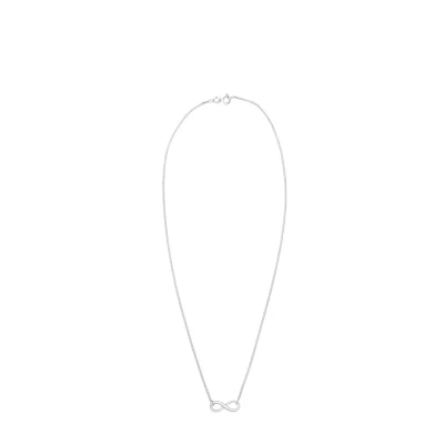 Abbildung von Elli Infinity Halskette silvercoloured, Damen, Größe: 45, Silver coloured