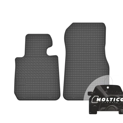 Abbildung von moto MOLTICO Vorne Gummi Automatten Gummimatten Passgenau Allwetter Fussmatten Auto passend für BMW 3 F30/E31 (2011 2018)