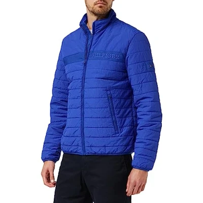 Abbildung von Tommy Hilfiger Herren Jacke Padded Jacket Übergangsjacke, Blau (Ultra Blue), M