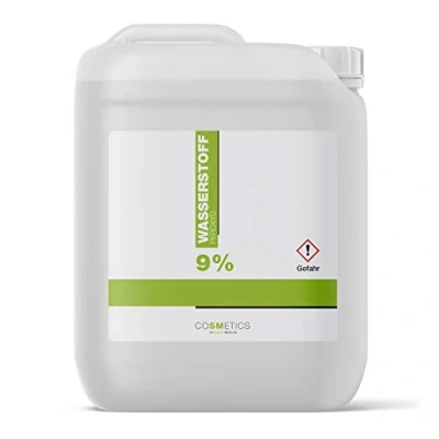 Abbildung von Wasserstoffperoxid Made in Germany Oxydant, Hydrogen Peroxid, Entwickler Wasserstoffperoxyd Blondierung, Blondiermittel, Bleichmittel (9 Prozent, 5 Liter)