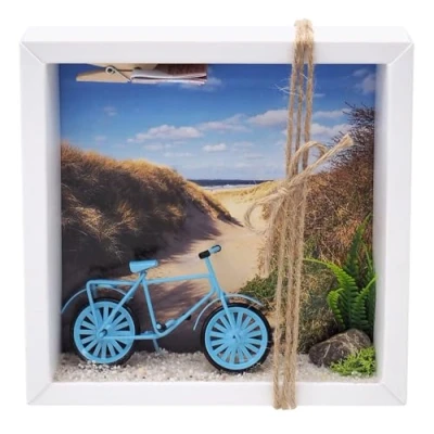 Abbildung von ZauberDeko Geschenkbox Geldgeschenk Verpackung Fahrrad Holland Nordsee Geburtstag