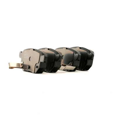 Abbildung von FEBI BILSTEIN 116288 Bremsbelagsatz Hinterachse mit akustischer Verschleißwarnung TOYOTA: iQ, Verso S, Corolla X Limousine, SUBARU: Trezia II