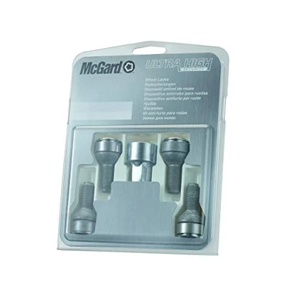 Abbildung von 28028SL Radsicherungsbolzen SL (Ultra High Security) M12x1.5, Kugelsitz R12, Schaftlänge 24,1 mm, Gesamtlänge der Schraube 45,9 SW17, Schlüsseldurchmesser 28,6 mm