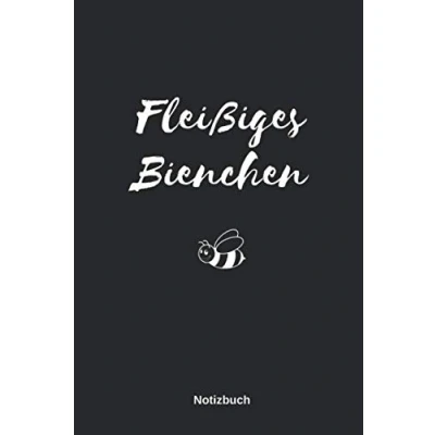 Abbildung von Fleißiges Bienchen Notizbuch: Notizbuch, Notizheft und Planer mit lustigem Spruch als witziges Geschenk für die Büro Kollegin, Mitschülerin Freundin, 6x9 110 linierte Seiten