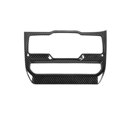 Abbildung von Auto Styling Zierleisten Carbon Fiber Fenster Control Panel Trim Abdeckung Innen Dekoration Zubehör Für Jeep Wrangler JL JLU 2018 2023 Gladiator JT Zierleistenkeile Set(Black F