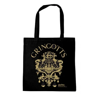 Abbildung von Logoshirt Gringottsprint Shopping Bag, Größe: One Size, Schwarz