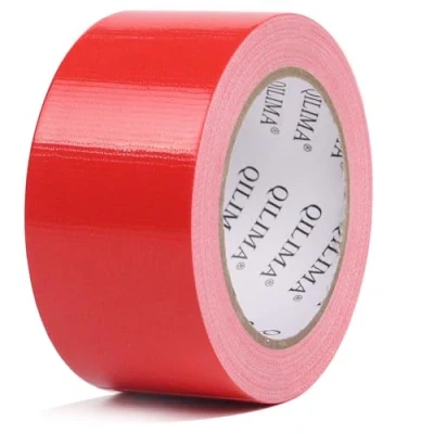 Abbildung von QILIMA Panzertape extra stark, 25.1 m x 50 mm Wasserdichtes Reparaturband für innen &amp; außen gewebeverstärktes Reparaturband, 1 Rollen (Rot)
