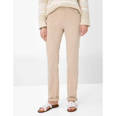 Abbildung von BRAX Jeans Tapered Fit, Damen, Größe: 36xR, Almond
