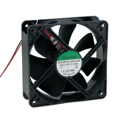 Abbildung von Sunon Lüfter 120x120x38mm EEC0381B1 A99 DC 12V 3100 U/min 48dBA Kugellager 2 Litzen