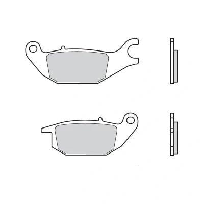 Abbildung von BREMBO Bremsbeläge Satz Bremsklötze Bremssteine Set 07HO4905