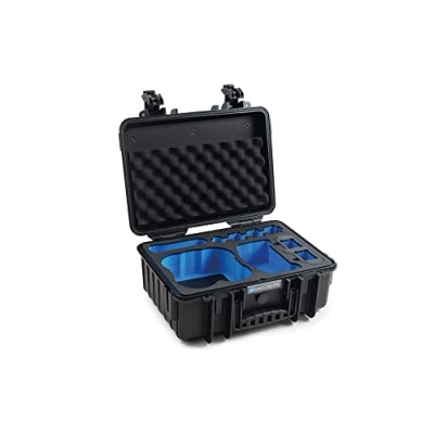 Abbildung von B&amp;W Transportkoffer Outdoor für Drohne DJI Avata, Pro View Combo, Explorer Combo und Fly More Set Typ 4000 schwarz wasserdicht nach IP67 Zertifizierung, staubdicht, bruchsicher unverwüstlich