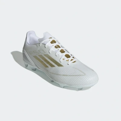 Abbildung von adidas Performance F50 League FIRM/MULTIGROUND Fußballschuh Nocken, Herren, Größe: 41 1/3, Footwear white/gold metallic Schuhe