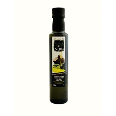 Abbildung von Gnavolini Schwarze Trüffel Würze auf Basis von nativem Olivenöl extra 1 Flasche 250 ml...