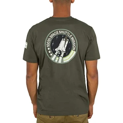 Abbildung von Alpha Industries Space Shuttle T Shirt für Herren Dark Olive