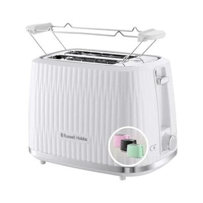 Abbildung von RUSSELL HOBBS Toaster Eden 27370 56 Brötchenaufsatz weiß, 800 W
