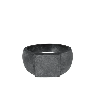 Abbildung von Kuzzoi Basic Statement LOOK Ring, Herren, Größe: 58, Schwarz