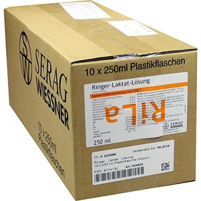 Abbildung von Ringer Laktat Lösung Plastik 10X250 ml