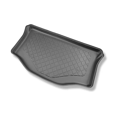 Abbildung von Mossa Kofferraumwanne kompatibel mit Mitsubishi Space Star Facelift II Hatchback (12.2019 ) Kofferraummatte rutschfest Schutzmatte G