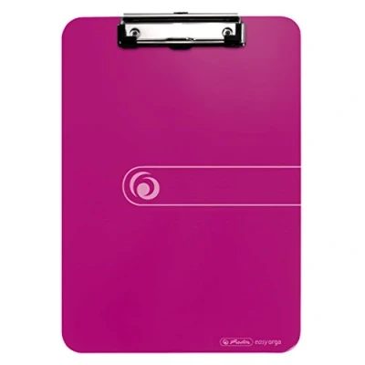Abbildung von Herlitz Klemmtafel Klemmbrett / DIN A4 Farbe: opak beere