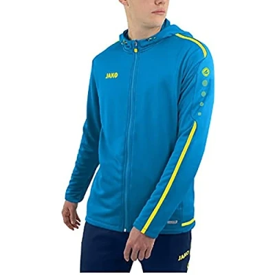 Abbildung von JAKO Kinder Kapuzenjacke Striker 2.0, sportgrün/weiß, 140, 6819