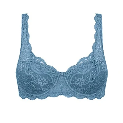 Abbildung von Triumph Damen Amourette 300 WHP X Schalen BH mit Bügel, Blue Snow, 80F