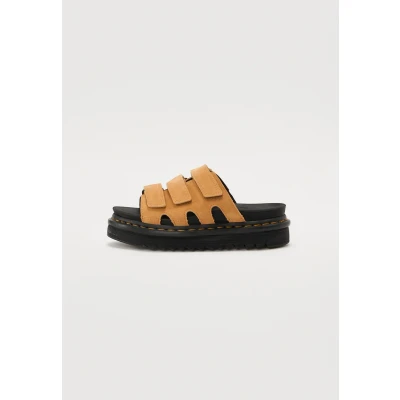 Abbildung von Dr. Martens Raine Plateausandalette, Damen, Größe: 41, Tan Schuhe