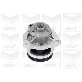 Abbildung von GRAF PA730 Wasserpumpe mit Dichtring mechanisch Gusseisen für Keilrippenriementrieb OPEL: Vectra C Caravan, CC, Zafira A, SAAB: 9 5 Limousine