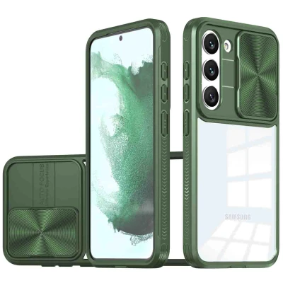 Abbildung von Samsung Galaxy S23 Hülle Kunststoff iMoshion Hard Case/Backcover Handyhülle Dunkelgrün