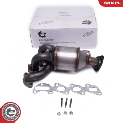 Abbildung von ESEN SKV 62SKV008 Katalysator Up to Euro 6 vorne OPEL: Corsa E Schrägheck, D Astra J CHEVROLET: Aveo Schrägheck
