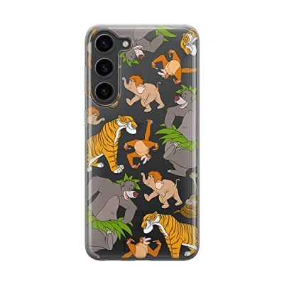 Abbildung von ERT Group Handyhülle für Samsung S23 Original und offiziell Lizenziertes Disney Muster Jungle Book 003 optimal an die Form des Handy angepasst, teilweise transparent