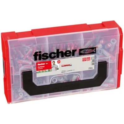Abbildung von Fischer 536161, Dübel, Kunststoff, Deutschland, 210 Stück(e), 120 x DuoPower 6 30, 60 8 40, 30 10 50