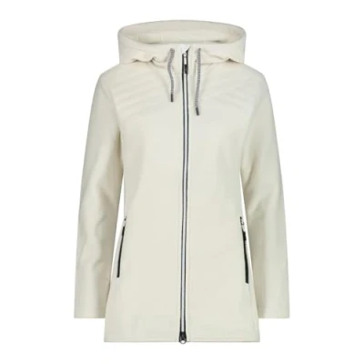 Abbildung von CMP Knit Tech Damen Fleecejacke mit fester Kapuze, B.Co Gesso, 54