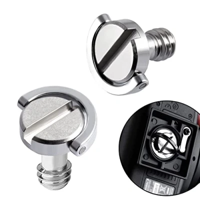 Abbildung von 1/4 zoll Schrauben Kameraschraube Camera Mounting Screw 2 Stück Stativ Schraube für Kamera Schnellverschluss Platte Einbeinstativ Elektronisches Zubehör(2)