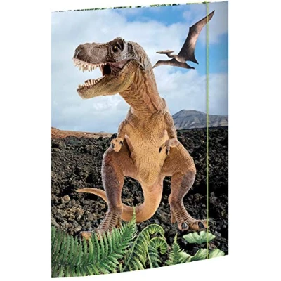 Abbildung von RNK Verlag Konferenzmappe 1 Zeichenmappe mit Gummizug 3 Klappen am Unterdeckel A3 T Rex
