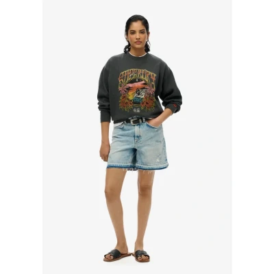 Abbildung von Superdry Sweatshirt, Damen, Größe: 38, Washed black