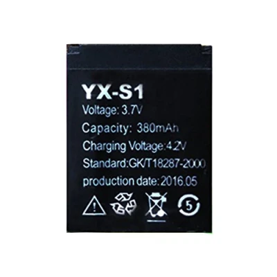 Abbildung von OCTelect Smartwatch Batterie YX S1 wiederaufladbare Lithium mit 380MAH Kapazität