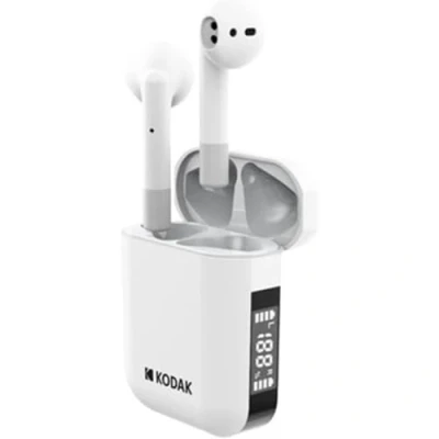 Abbildung von Bvc Kodak KO 30425958 Bluetooth Headset Stereo Weiß und Freisprecheinrichtung bis zu 3,5 Stunden Akkulaufzeit