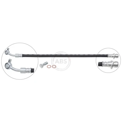 Abbildung von A.B.S. SL 1053 Bremsschläuche 400 INN. M10x1.0
