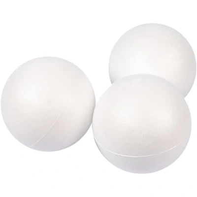 Abbildung von Creativ Styroporkugeln, D: 10 cm, Weiß (25 Stück)