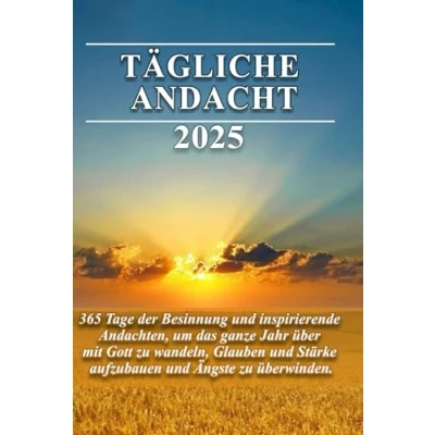 Abbildung von TÄGLICHE ANDACHT 2025: 365 Tage der Besinnung und inspirierende Andachten, um das ganze Jahr über mit Gott zu wandeln, Glauben Stärke aufzubauen Ängste überwinden.