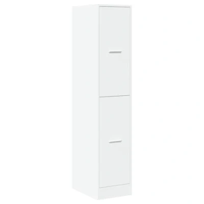 Abbildung von vidaXL Fächerschrank Apothekerschrank Weiß 30x41x144,5 cm Holzwerkstoff (1 St)