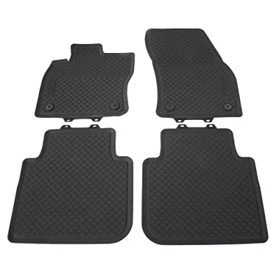 Abbildung von Volkswagen 5NL06150082V Premium Gummi Fußmatten v+h Gummimatten 4X Allwettermatten ALLSPACE schwarz mit Tiguan Schriftzug