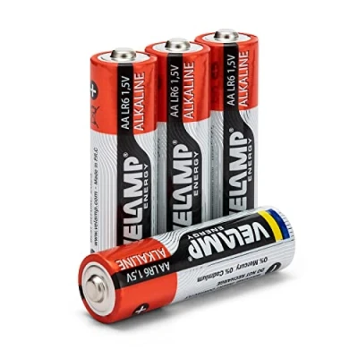 Abbildung von VELAMP LR6/4BP Alkaline Batterie Mignon LR6 AA, 1,5 V, Rot