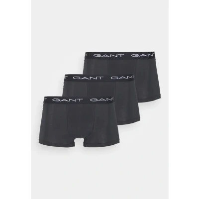 Abbildung von GANT Solid Trunk 3 PACK Panties, Herren, Größe: Small, Black