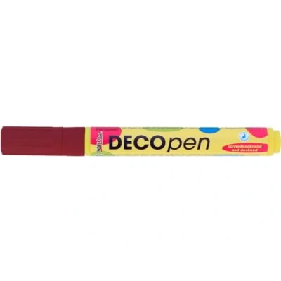 Abbildung von Kreul 46112 Deco Pen medium braun, Strichstärke 2 4 mm (Rundspitze), Universalstift zum Gestalten, Beschriften und Verzieren von kleinen, originellen Geschenken